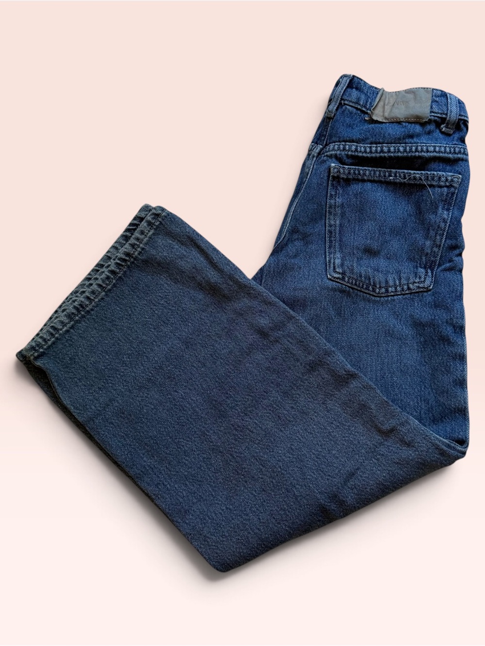 ZARA Girls Size 10 Classic Dark Wash Denim Straight Leg Jeans